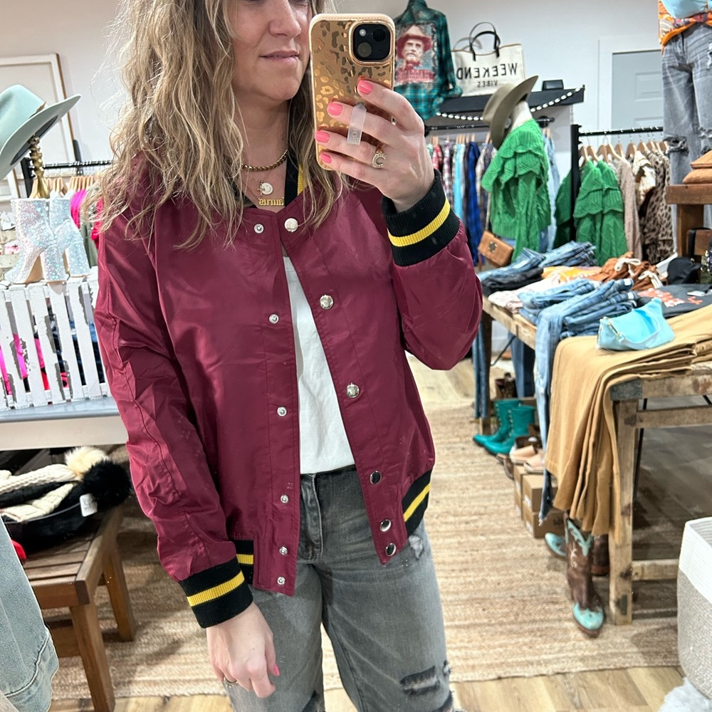 Button Front Track Jacket